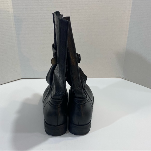 Bacio 61 Prolisso Leather Boots Black Size 9 - Picture 7 of 14